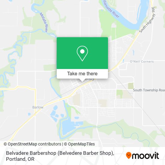 Belvadere Barbershop (Belvedere Barber Shop) map