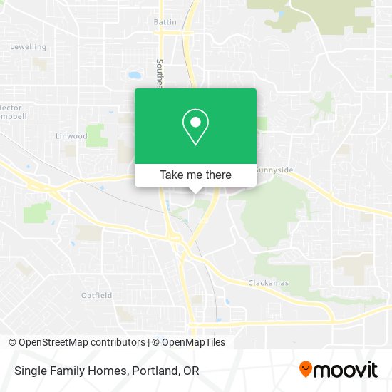 Single Family Homes map