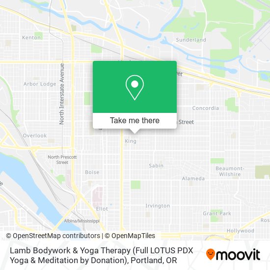 Lamb Bodywork & Yoga Therapy (Full LOTUS PDX Yoga & Meditation by Donation) map