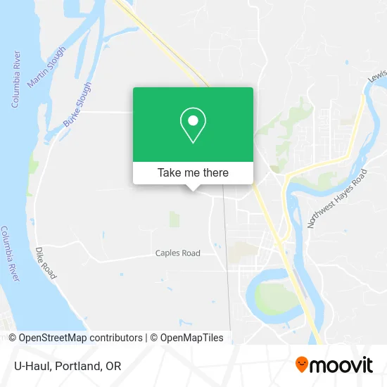 U-Haul map