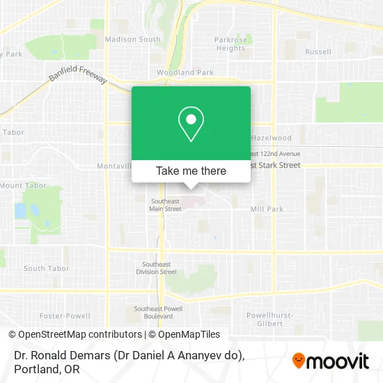 Dr. Ronald Demars (Dr Daniel A Ananyev do) map