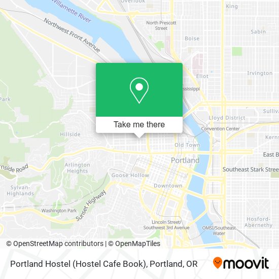 Portland Hostel (Hostel Cafe Book) map