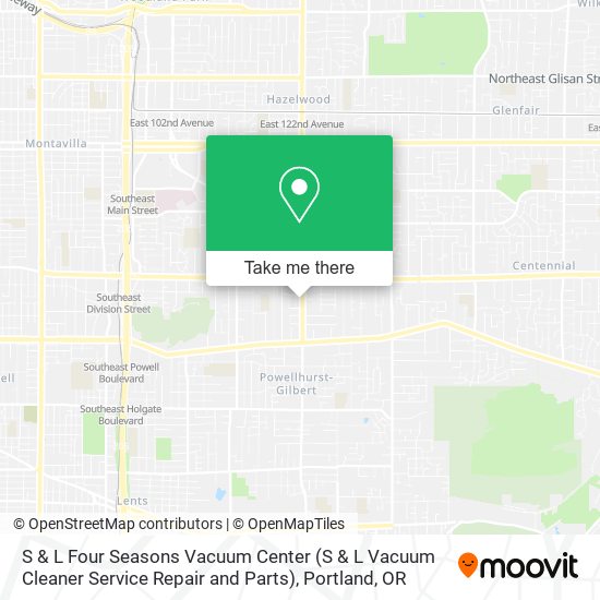 S & L Four Seasons Vacuum Center (S & L Vacuum Cleaner Service Repair and Parts) map