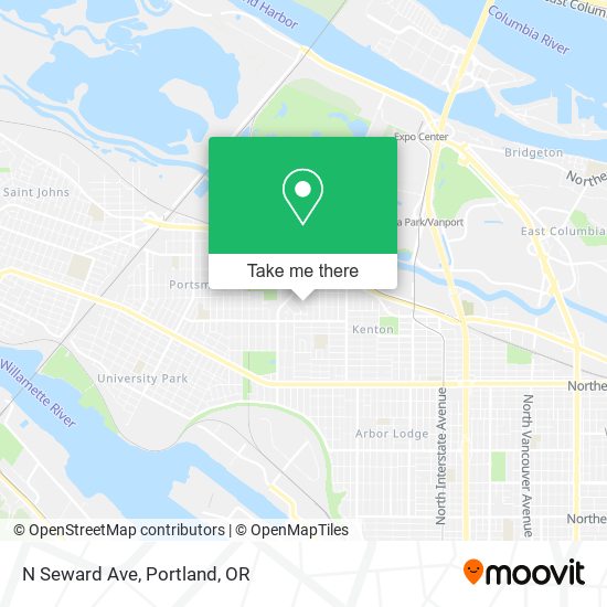 Mapa de N Seward Ave