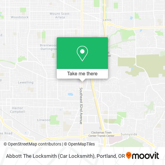 Abbott The Locksmith (Car Locksmith) map