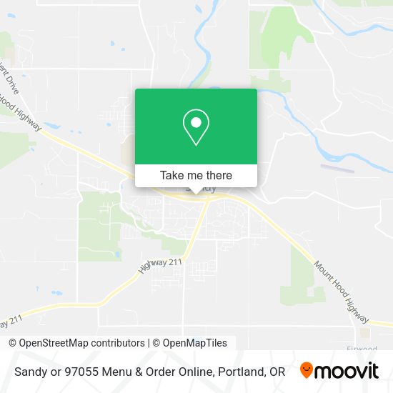 Sandy or 97055 Menu & Order Online map