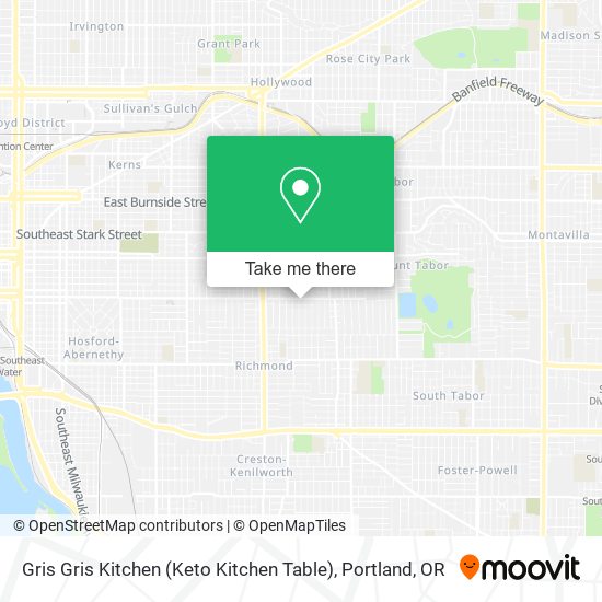 Gris Gris Kitchen (Keto Kitchen Table) map