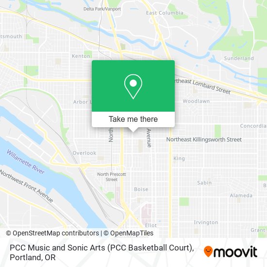 PCC Music and Sonic Arts (PCC Basketball Court) map