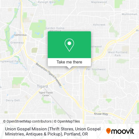 Mapa de Union Gospel Mission (Thrift Stores, Union Gospel Ministries, Antiques & Pickup)