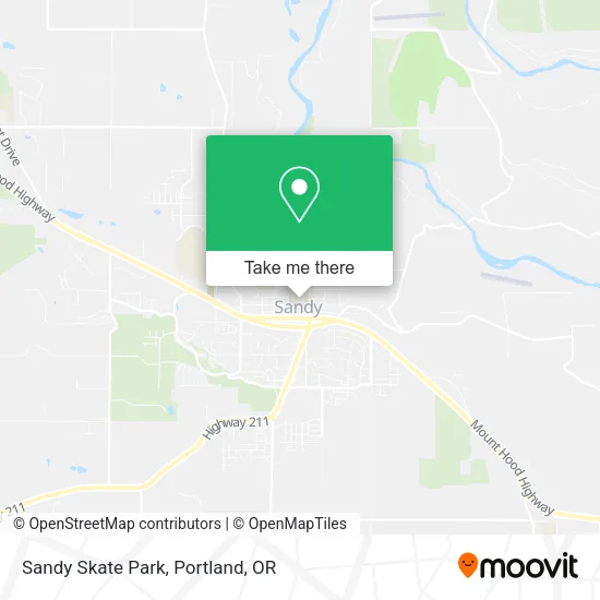 Sandy Skate Park map