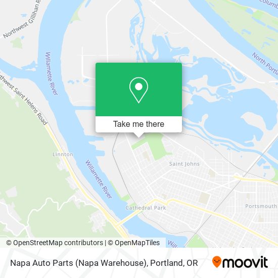 Mapa de Napa Auto Parts (Napa Warehouse)