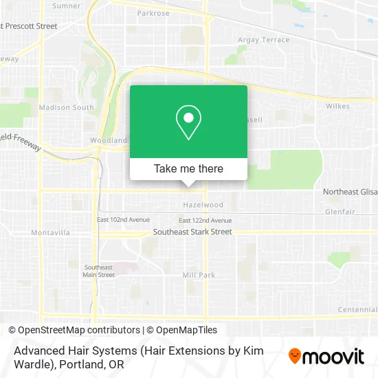 Advanced Hair Systems (Hair Extensions by Kim Wardle) map