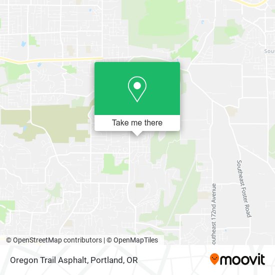 Oregon Trail Asphalt map