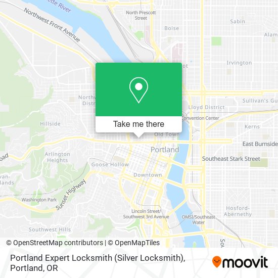 Portland Expert Locksmith (Silver Locksmith) map