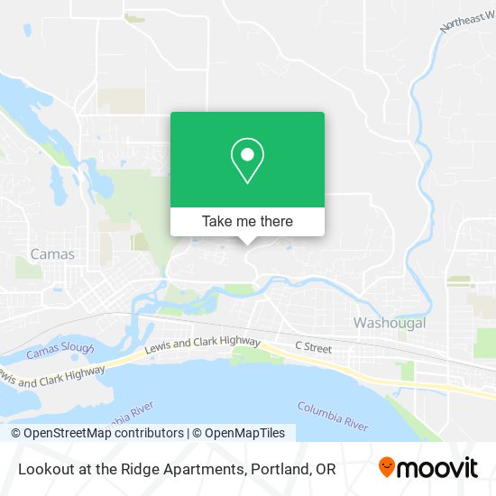 Mapa de Lookout at the Ridge Apartments