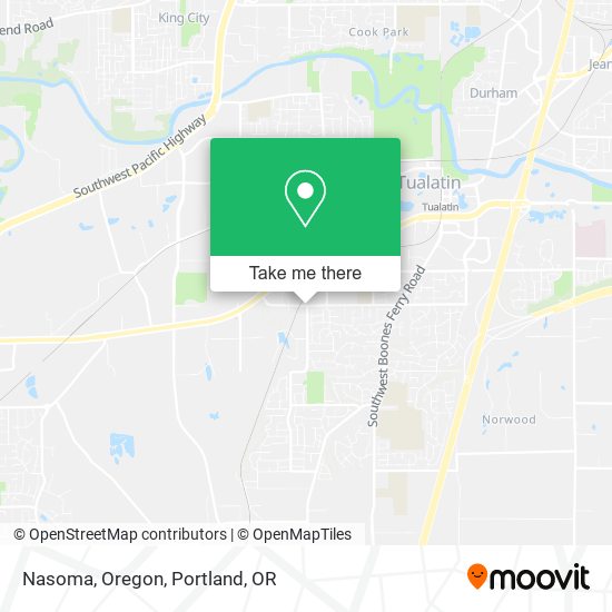 Nasoma, Oregon map