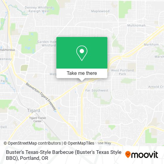 Mapa de Buster's Texas-Style Barbecue