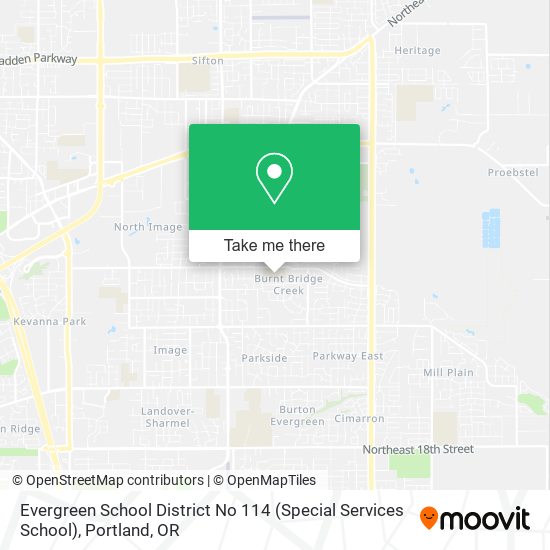 Evergreen School District No 114 (Special Services School) map