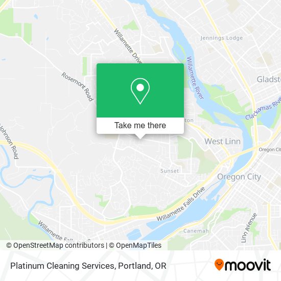 Mapa de Platinum Cleaning Services