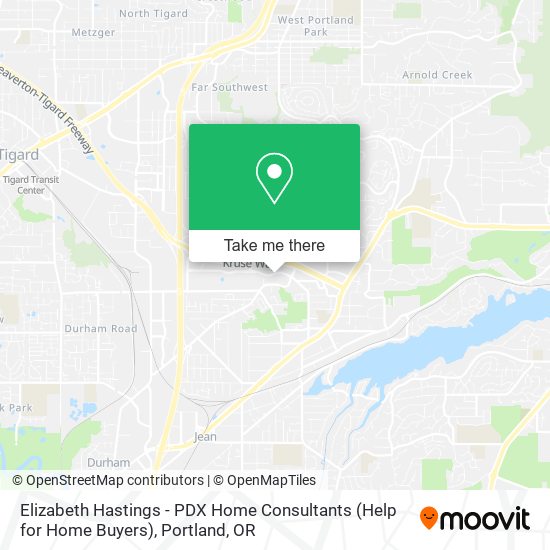 Elizabeth Hastings - PDX Home Consultants (Help for Home Buyers) map