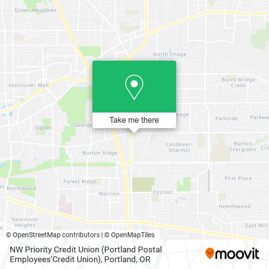 NW Priority Credit Union (Portland Postal Employees'Credit Union) map