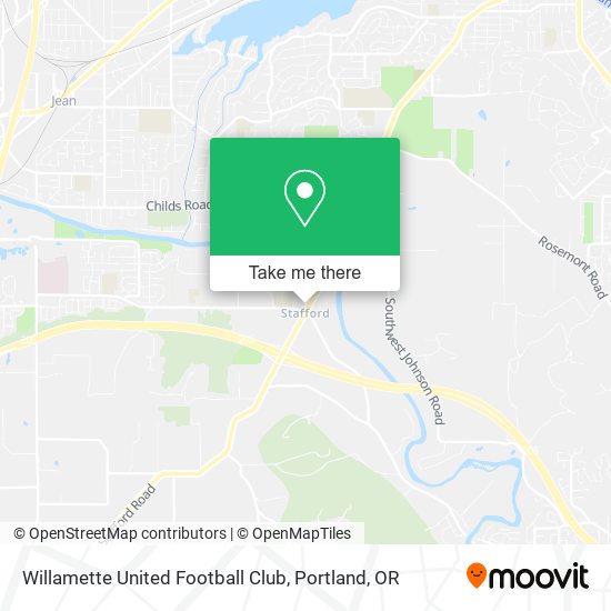 Willamette United Football Club map