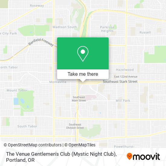 Mapa de The Venue Gentlemen's Club (Mystic Night Club)