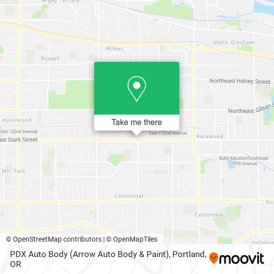 PDX Auto Body (Arrow Auto Body & Paint) map