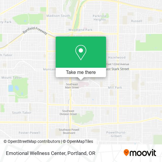 Emotional Wellness Center map