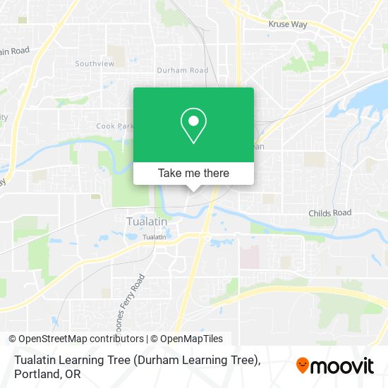 Tualatin Learning Tree (Durham Learning Tree) map