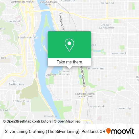Silver Lining Clothing (The Silver Lining) map