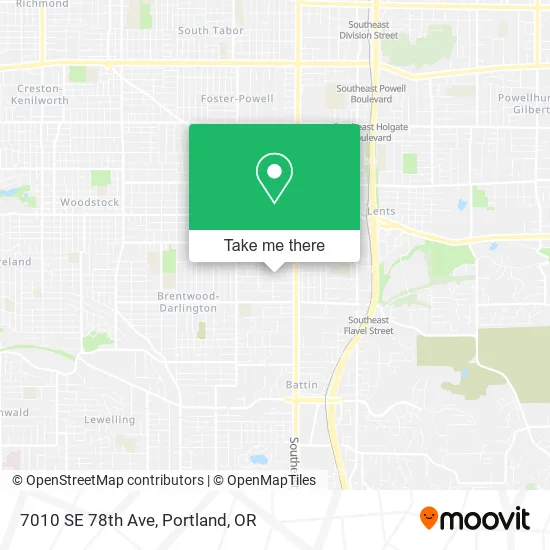 7010 SE 78th Ave map