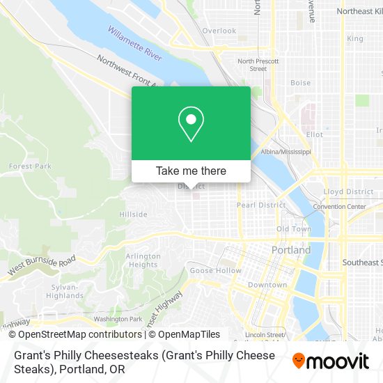 Mapa de Grant's Philly Cheesesteaks (Grant's Philly Cheese Steaks)