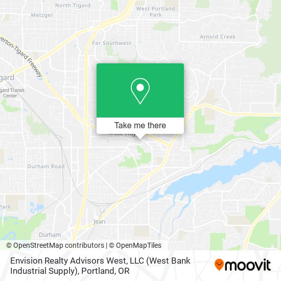 Envision Realty Advisors West, LLC (West Bank Industrial Supply) map