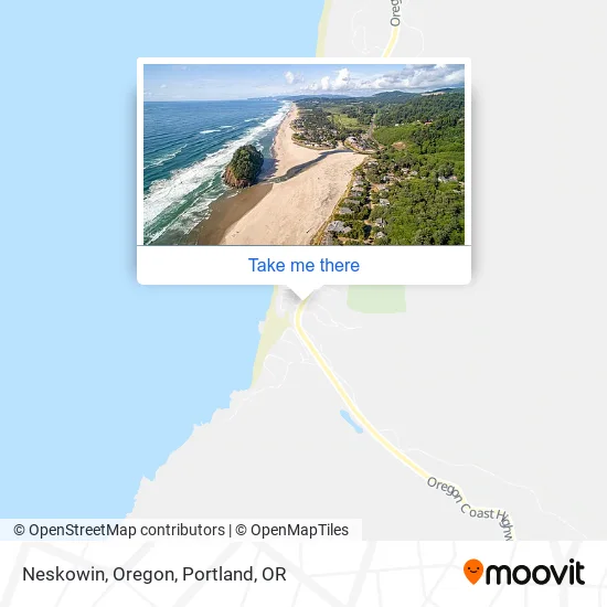 Neskowin, Oregon map