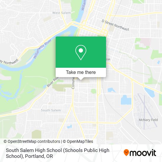 South Salem High School (Schools Public High School) map
