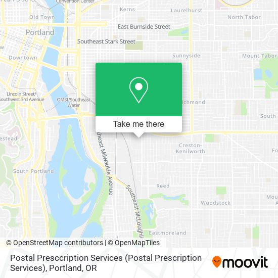 Postal Presccription Services (Postal Prescription Services) map