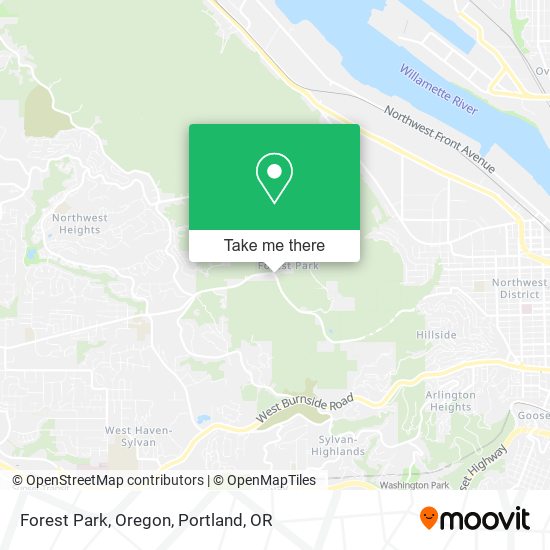 Mapa de Forest Park, Oregon