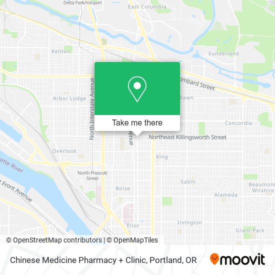 Chinese Medicine Pharmacy + Clinic map