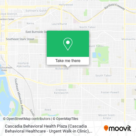 Cascadia Behavioral Health Plaza (Cascadia Behavioral Healthcare - Urgent Walk-in Clinic) map