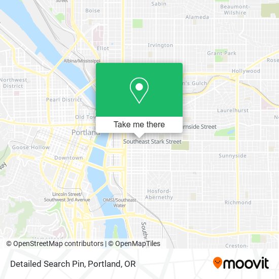 Mapa de Detailed Search Pin