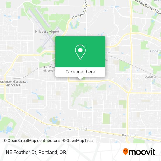Mapa de NE Feather Ct
