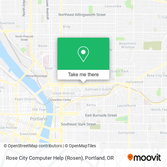 Rose City Computer Help (Rosen) map