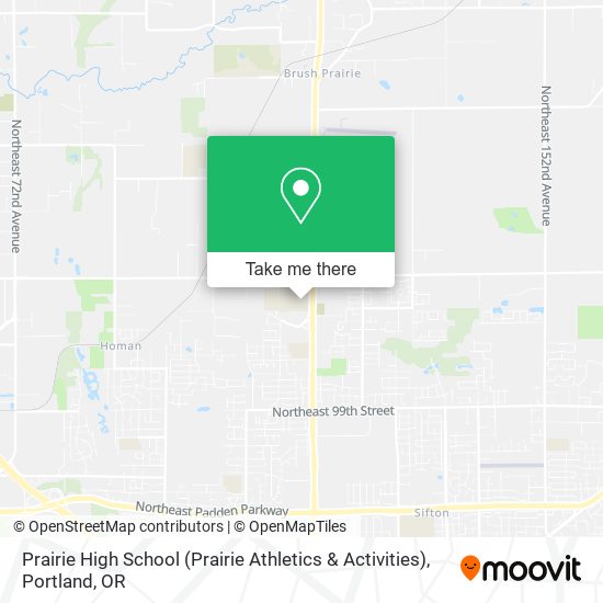 Prairie High School (Prairie Athletics & Activities) map