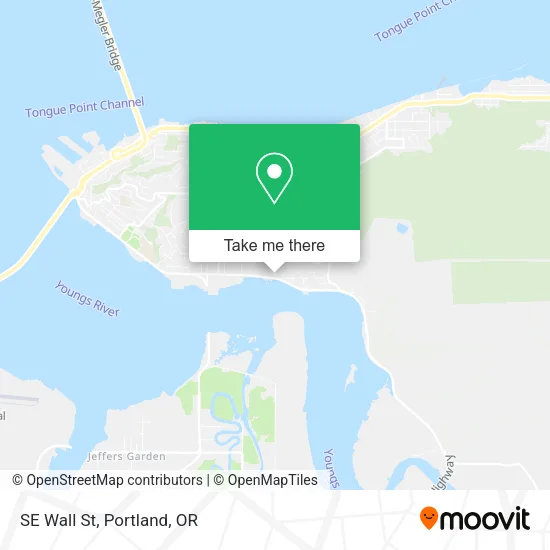 SE Wall St map