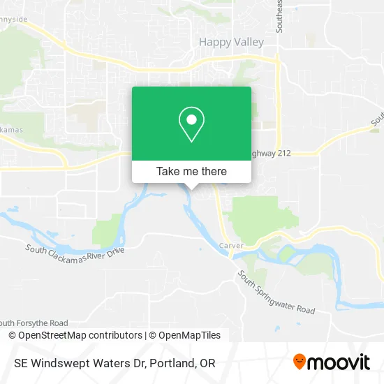 Mapa de SE Windswept Waters Dr