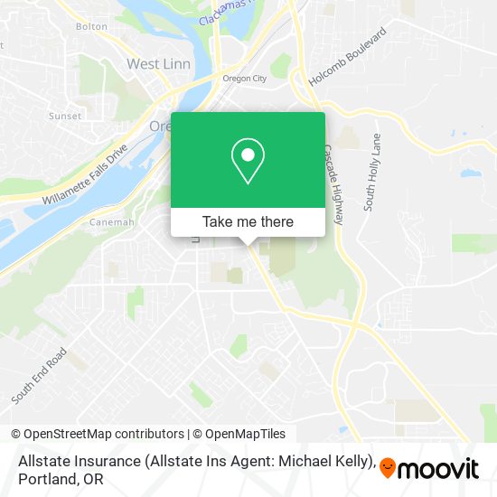Allstate Insurance (Allstate Ins Agent: Michael Kelly) map