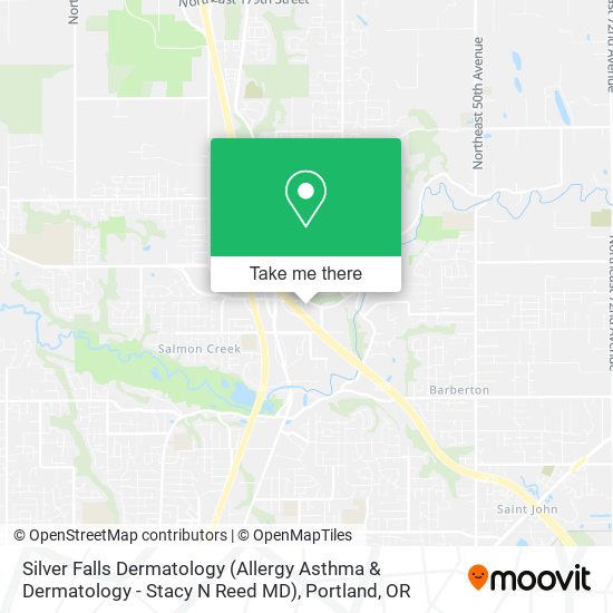 Mapa de Silver Falls Dermatology (Allergy Asthma & Dermatology - Stacy N Reed MD)