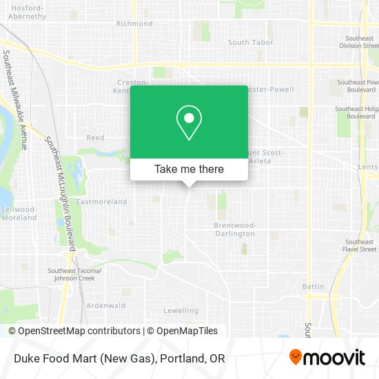 Duke Food Mart (New Gas) map