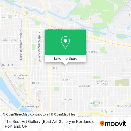 The Best Art Gallery (Best Art Gallery in Portland) map